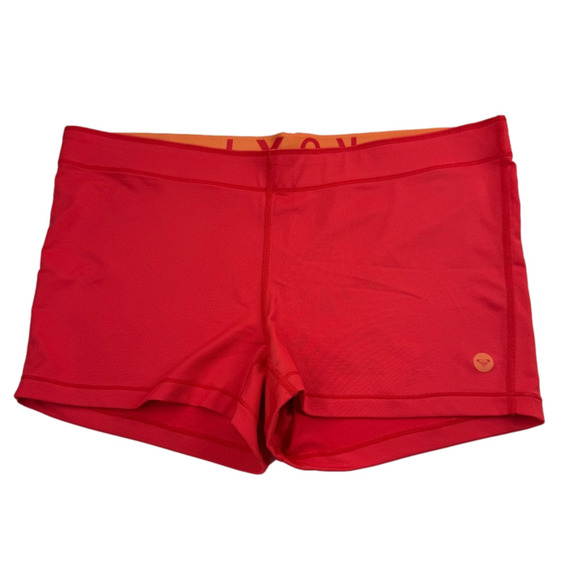 Roxy Red Booty Gym Shorts - Picture 1 of 10
